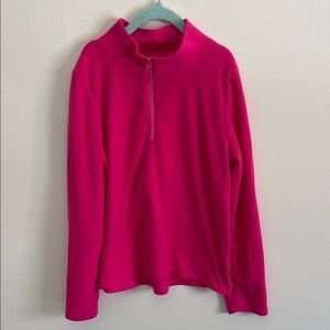 Pink Half-Zip Fleece Girl Size 8
